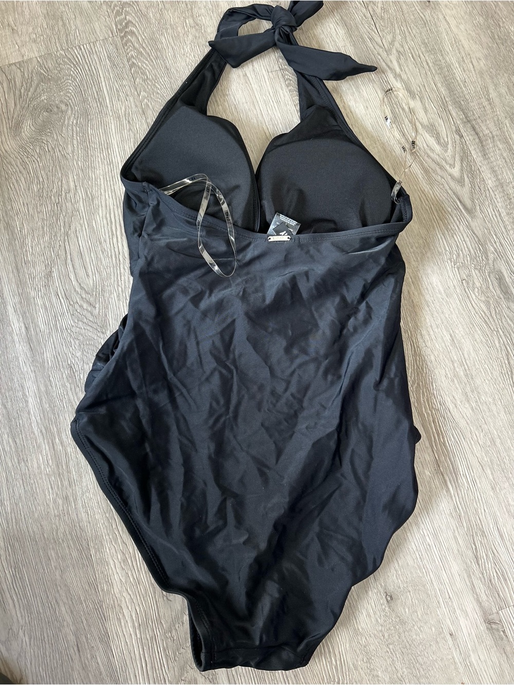 DNKY one piece. Halter swimsuit. Size large - Picture 2 of 6